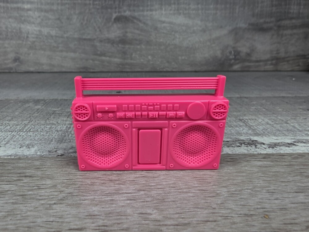 Barbie Doll Boombox Radio Hot Pink Replacement Piece g78e